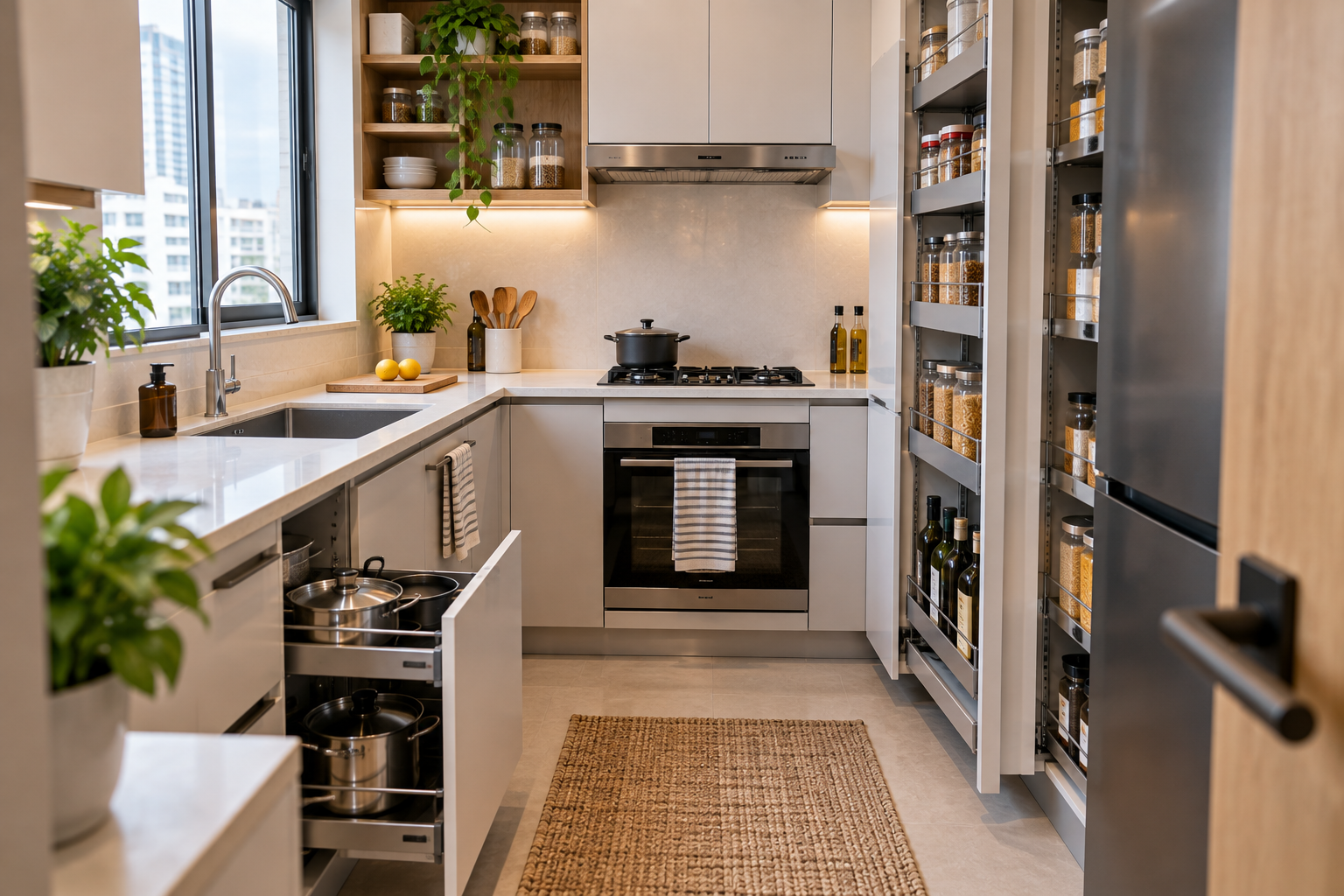 How to Maximize Storage in Small Kitchens