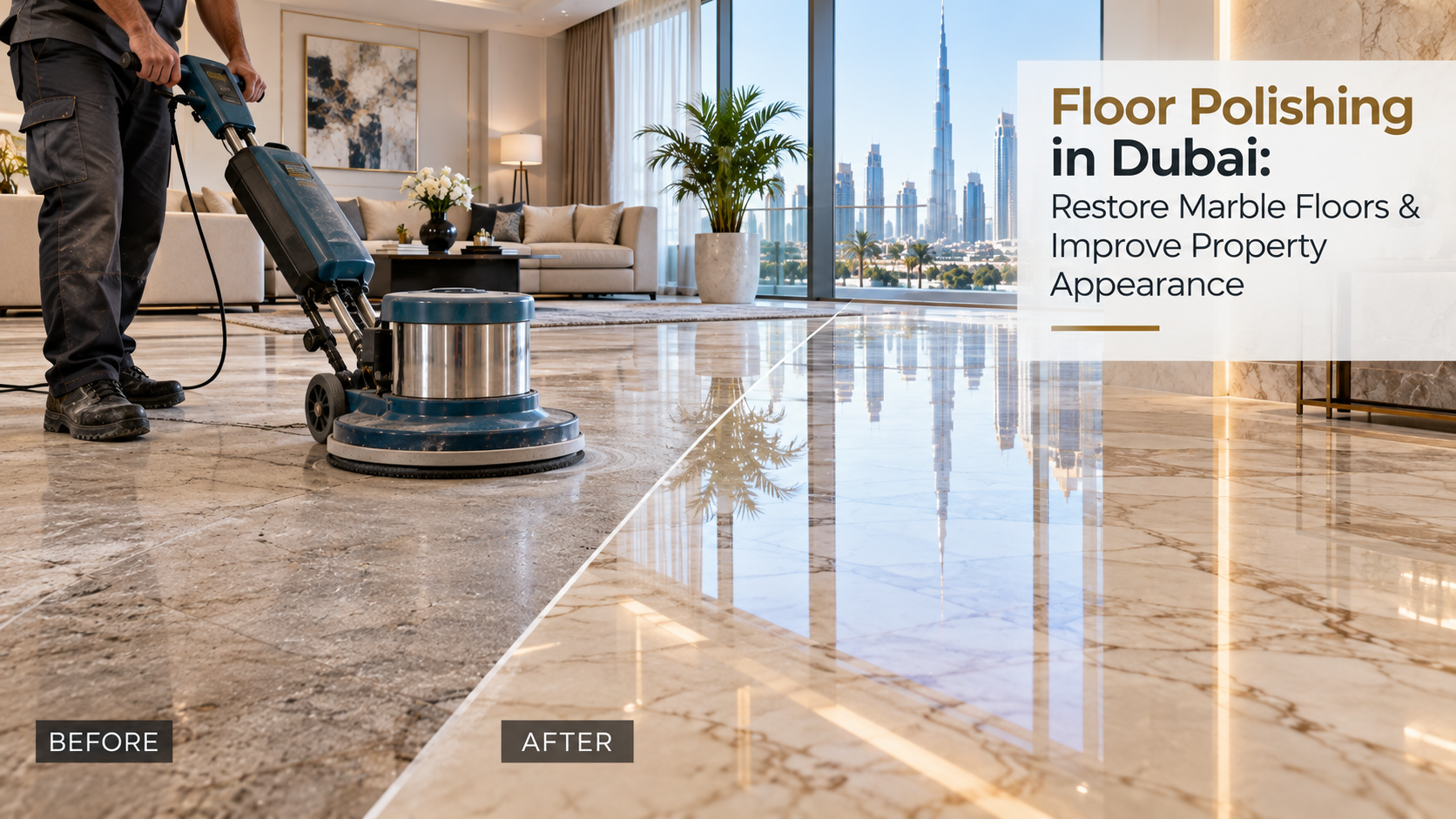 Floor Polishing in Dubai: Restore Marble Floors & Improve Property Appearance