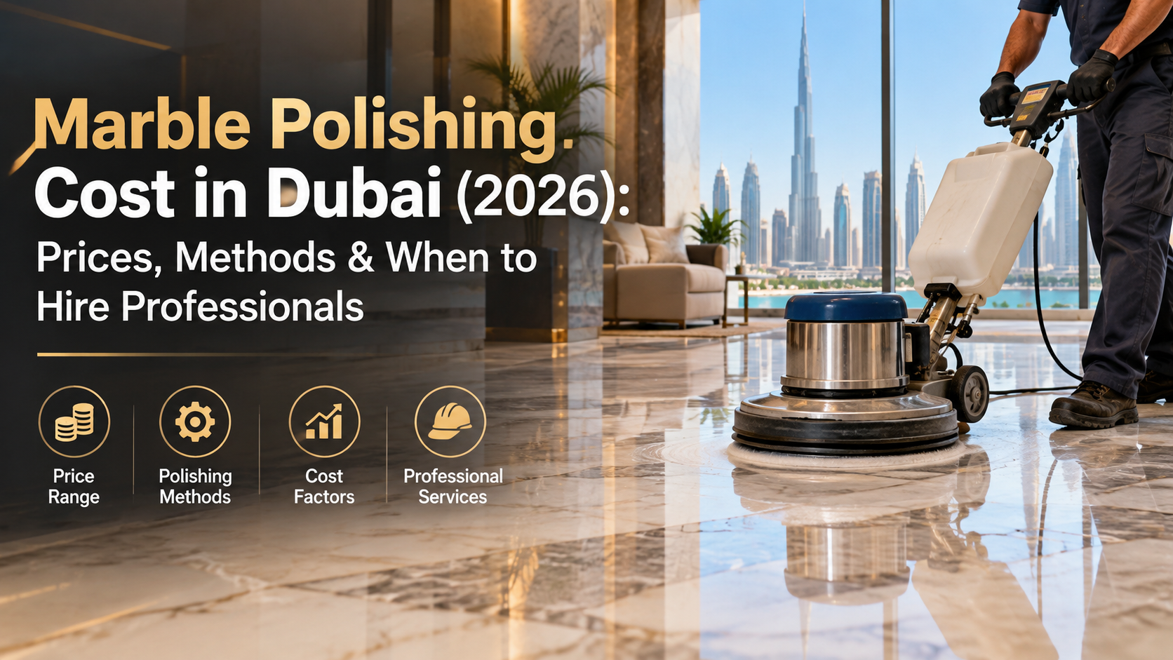 Marble Polishing Cost in Dubai (2026): Prices, Methods & When to Hire Professionals